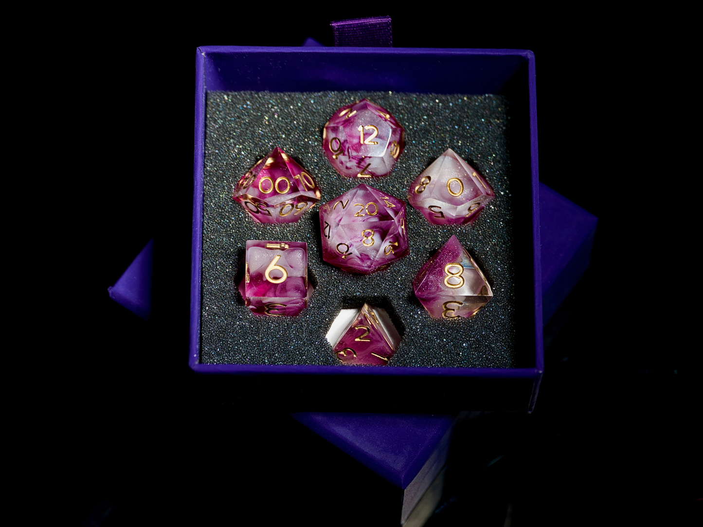 Fuchsia Malice Dice Set